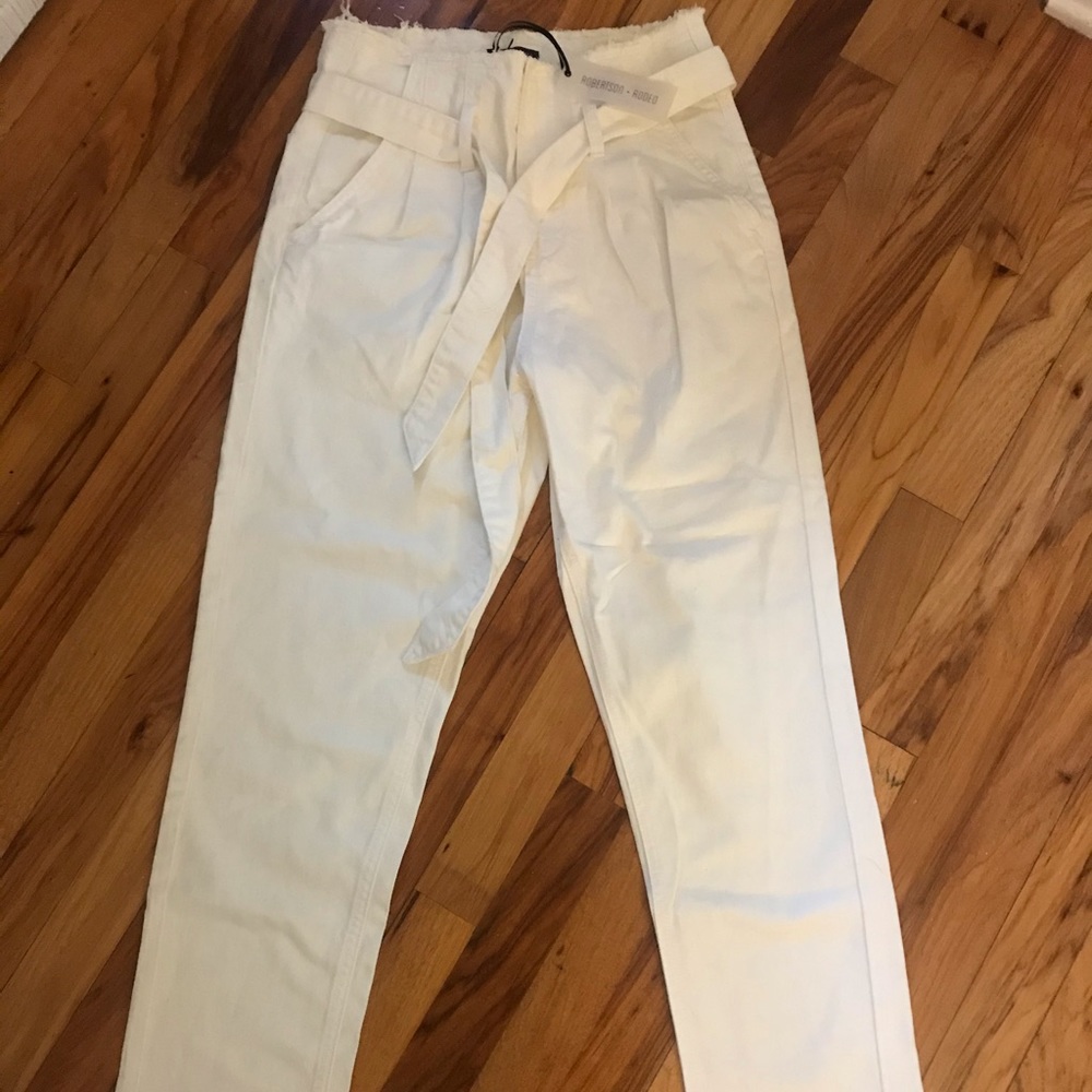 NWT Robertson + Rodeo high waisted tie jeans small